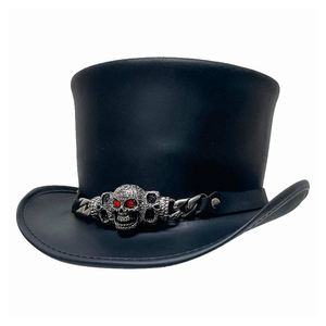 Sombreros de Vaquero de Cuero con Estampado Personalizado Más Vendidos para Adultos Unisex, para Aventuras al Aire Libre en Invierno y Uso Casual - Product Image 2