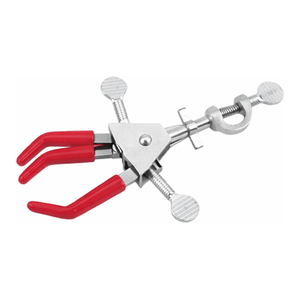 Pinza de Laboratorio Giratoria de 3 Puntas con Doble Ajuste y Rotación de 360° para Sujetar Muestras - Product Image 1