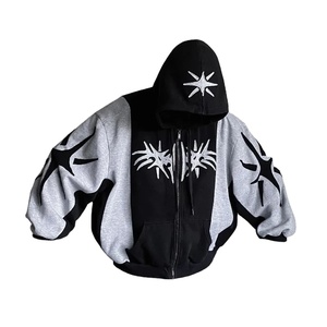 เสื้อมีฮู้ดสำหรับผู้ชายโอเวอร์ไซส์ระบายอากาศได้ดีเสื้อมีฮู้ดแบบ2025ผ้าคอตตอน100% พรีเมี่ยมดีไซน์ใหม่ - Product Image 1