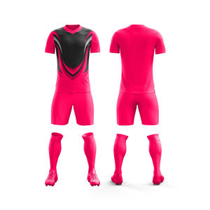 Ensemble d'uniformes de football sur mesure, maillot en polyester |   Tailles pour hommes, femmes et jeunes |   Vêtements de sport légers à séchage rapide en gros - Product Image 5