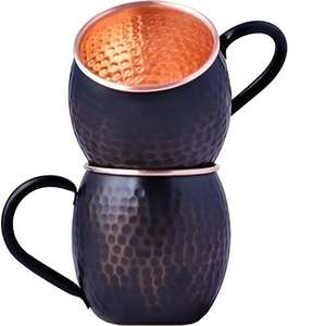 Tasses en cuivre de qualité supérieure, parfaites pour servir des cocktails authentiques, des mocktails et des thés aux herbes pour toutes les cuisines - Product Image 1