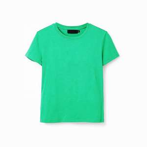 Camiseta Básica de Algodón Suave, Ecológica, Transpirable, de Secado Rápido, Unisex, de Manga Corta y Cuello Redondo para Uso Diario - Product Image 1