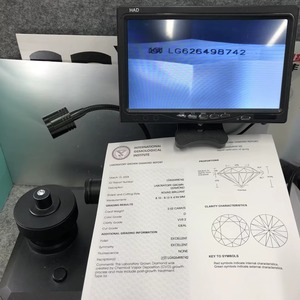 Diamant de laboratoire cultivé HPHT CVD de 2,02 carats D VVS2 à taille idéale, certifié IGI, en vrac, pour la joaillerie - Product Image 4