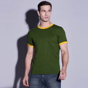 Camiseta de Algodón de 180 GSM, Logotipo Personalizado, Fabricante OEM, Venta al Por Mayor, Cuello Redondo, Lisa, Casual, para Hombre y Mujer, Proveedor al Por Mayor - Product Image 1