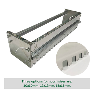 1100mm Adjustable Notched Trowel Tile Adhesive Thinset Spreader Vietnam Mortar Comb Scraper 10mm 12mm 15mm Sawtooth Manual Tool - Product Image 6