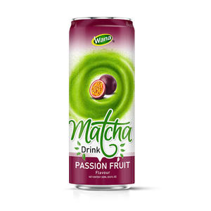 Matcha <b>Tea</b> <b>Drink</b> with Fruit Flavor 320ml Canned/PET Bottle Vietnam Wana Beverage Soft <b>Drink</b> Manufacturer Private Label OEM ODM - Product Image 2