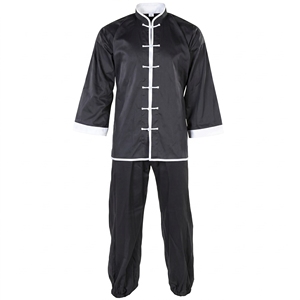 Uniforme de Kung Fu de Color Sólido, 100% Algodón, Uniformes de Kung Fu al por Mayor, Logotipo Personalizado, Artes Marciales, Ligero, de Secado Rápido y Transpirable - Product Image 4