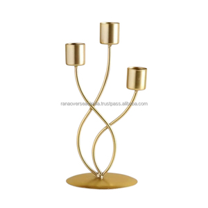 Vente en gros Bougeoir en fer décoratif idéal pour la décoration de mariage et de fête à la maison à un prix raisonnable du fournisseur de confiance - Product Image 6
