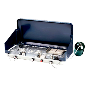 Le nouveau <span class=keywords><strong>barbecue</strong></span> pliable à 3 brûleurs sans cuisinière électrique à <span class=keywords><strong>gaz</strong></span> de camping en plein air portable en gros - Product Image 1