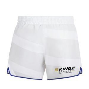 5 KINGZ SPORTS กางเกงขาสั้น MMA สีขาว ระบายความชื้นได้ดี แห้งเร็ว ชุดกีฬาสำหรับผู้ใหญ่แบบไม่จำกัดเพศ - Product Image 4