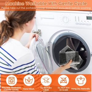 Écharpe chauffante électrique unisexe, châle chauffant USB pour l'hiver avec 3 modes de chauffage, couverture douce et chaude - Product Image 4