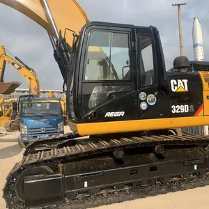 Dapat bepergian di setiap tanah bekas/bekas cat excavator 329d untuk dijual