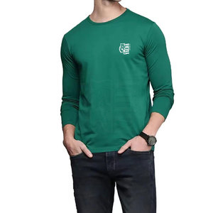 Nouveau design, prix bas, 100% coton, respirant, séchage rapide, respectueux de l'environnement, t-shirts à manches longues pour hommes, mode d'été - Product Image 5