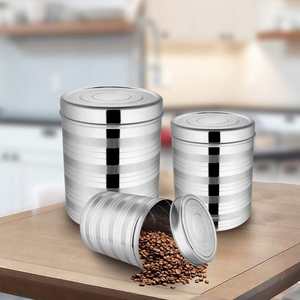 ตะกร้าสแตนเลสลึก3ชิ้นสำหรับเก็บและภาชนะบรรจุอาหาร - Product Image 2