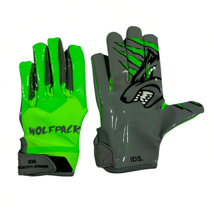 Elite <b>Grip</b> American Football Receiver Lineman <b>Gloves</b> <b>with</b> Butyl Bladder and High Air Retention for Youth & Adults Outdoor Play - Product Image 1