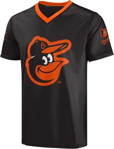 Camiseta Naranja con Cuello en V de los Gigantes de San Francisco con Logotipo Negro, Material de Poliéster, Diseño Deportivo Resistente - Product Image 6