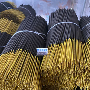 Bâtons d'encens noirs naturels de 8 et 9 pouces, bâtons d'encens non parfumés pour la fabrication d'encens parfumé et à usage religieux - Product Image 1