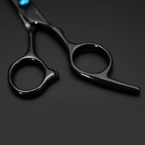 Ciseaux de barbier pour droitiers, en acier inoxydable, lame courbée, ciseaux professionnels pour la coupe de cheveux, pour barbier, styliste, studio - Product Image 4