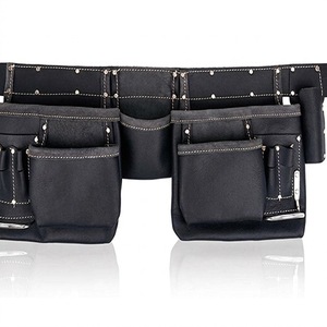 Welded <b>Tool</b> Belt Bag Electrician Pouch Waist <b>Tool</b> Holder Multi Pocket Organizer for Repair <b>Work</b> - Product Image 2