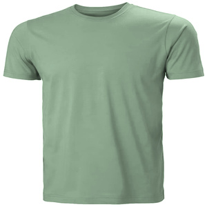 T-shirt décontracté pour femme en coton 100% vert sauge, manches courtes, col rond, écologique, séchage rapide, respirant, imprimé sur mesure - Product Image 1
