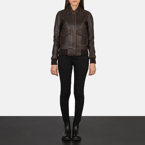 Veste de moto en toile respirante matelassée pour femmes, fermeture éclair sur toute la longueur des manches, couleur unie, vêtements d'hiver - Product Image 3