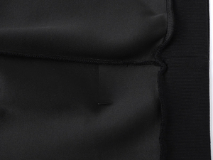 Sudadera de Cuello Redondo Extra Grande para Hombre, Color Negro Sólido, Tejido de Poliéster/Algodón, Estilo Casual para Otoño, Impresión Digital - Product Image 4