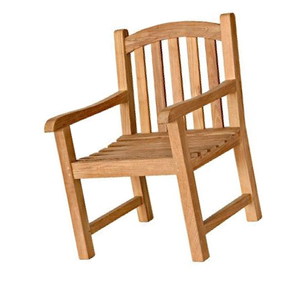 Sillón de Exterior con Estructura de Madera de Teca y Diseño Minimalista para Decoración del Hogar y Muebles de Jardín - Product Image 4