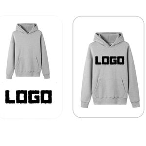 เสื้อฮู้ดดี้ OEM แบบสั่งทำพิเศษ ผ้าฝ้าย 80% โพลีเอสเตอร์ 20% ออกแบบโลโก้ ผ้าเฟรนช์เทอร์รี่ 320 GSM เสื้อฮู้ดแบบสวมหัว - Product Image 2