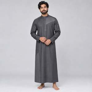 Túnica Islámica para Hombre de la Mejor Calidad, Ropa Árabe Moderna, Tela Brillante y Transpirable, Túnica Musulmana Personalizada - Product Image 4