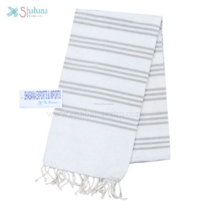 Handwoven Classic Striped Turkish Hammam <b>Towels</b> Lightweight Quick Dry Cotton Peshtemal With Tassels For Spa Bath <b>Travel</b> - Product Image 3