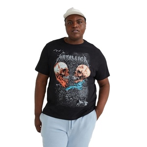 Concevoir Votre Propre Logo Impression 100% Coton Tee Shirt Personnalisé Col Rond Streetwear Hommes T Shirt - Product Image 3