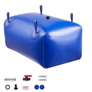 Serbatoio d'Acqua Portatile da 240 Litri, Pieghevole, Antigoccia, Resistente agli Strappi, Contenitore Morbido per Campeggio - Product Image 4