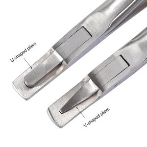 คีมตัดหูหมู สแตนเลส รูปตัววี รูปตัวยู สำหรับทำเครื่องหมายหูสัตว์ ใช้ในฟาร์มปศุสัตว์ อุปกรณ์ชุดเครื่องมือสำหรับฟาร์มหมู - Product Image 4