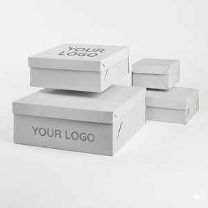 Boîtes d'expédition pour vêtements en carton ondulé blanc recyclable avec couvercles, doublées d'éponge, personnalisables pour les fêtes - Product Image 6