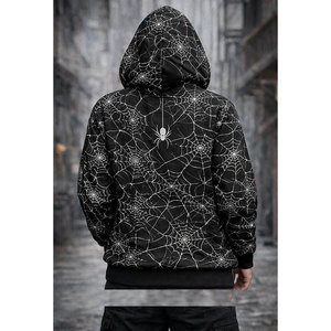 Sweat-shirt unisexe à thème araignée, en polaire écologique respirant, 350g, séchage rapide, imprimé par transfert thermique, streetwear personnalisé - Product Image 4