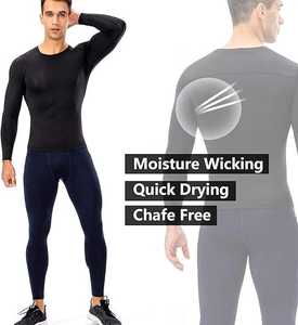 Camiseta de Compresión de Manga Corta para Hombre, Ropa Interior Deportiva para Fútbol, Baloncesto, Camiseta de Compresión para Entrenamiento Atlético - Product Image 5