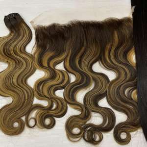 Vente en gros de haute qualité tendance Mix Color Body Wave paquets de cheveux humains vietnamiens pour les femmes noires vendeurs - Product Image 3