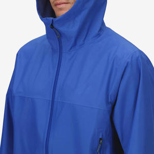 บริการ OEM เสื้อแจ็คเก็ตกันน้ำผ้าแคนวาสแบบมีฮู้ดสำหรับฤดูหนาว ใส่ได้ทั้งชายและหญิง  แบบลำลอง  ปิดด้วยซิป  ผิวสัมผัสแบบวอช  น้ำหนักเบา  ตะเข็บแบบเทป - Product Image 5