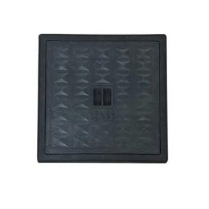 Tapa de alcantarilla de FRP de alta resistencia 12x12, capacidad de carga de 5 toneladas, rectangular, gris, de plástico, para uso industrial en drenaje y alcantarillado. - Product Image 5