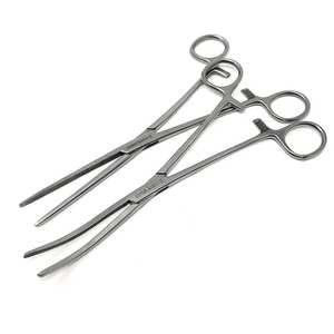 ชุดคีมหนีบห้ามเลือด 8 ชิ้น แบบตรงและโค้ง ทำจากสแตนเลสสตีล พร้อมตัวล็อค อุปกรณ์ผ่าตัด ชุดเครื่องมือมืออาชีพ - Product Image 2