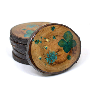 Walnut Coasters Wooden coaster <b>Set</b>, <b>Set</b> of <b>4</b>, Double Sided. - Product Image 6