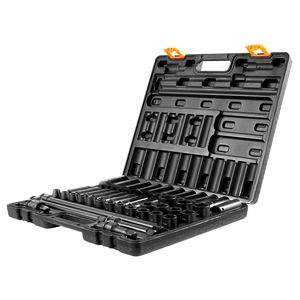 Set di 43 Chiavi a Bussola a Impatto da 1/2 Pollice con Assortimento di Bussole a 6 Punte M Standard per Uso Professionale - Product Image 5
