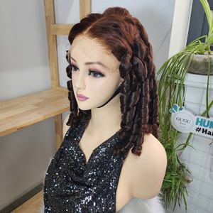 Bouncy HD Lace <b>Wig</b> Silky Wavy 100% Virgin Human Hair Transparent Glueless Lace <b>Wigs</b> for <b>Black</b> Women - Product Image 3