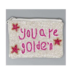 <b>Yourself</b> Colorful Seed Beaded Zipper Eco-Friendly Detachable Strap Coin Purse Unique Patterns Women Artistic - Product Image 5