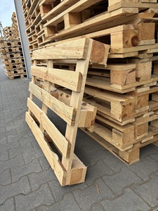 Palette en bois massif naturel-Logo personnalisé Palette en bois-Palette en bois à 4 voies Transport logistique - Product Image 4