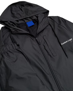 Ensemble de jogging décontracté pour femme grande taille avec logo personnalisé OEM, respirant, léger, tendance printemps, deux pièces, uni, 100 % coton - Product Image 5