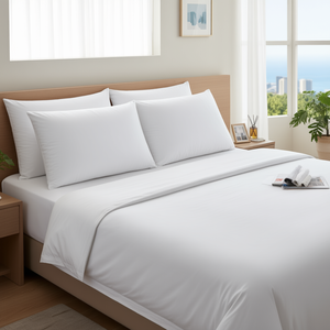Almohada Premium de Microfibra de 14x14 Pulgadas, Rellena de Fibra, Tamaño Queen, Suave y Cuadrada para Cama, para Uso en Casa y Hotel, Hecha de Poliéster - Product Image 2