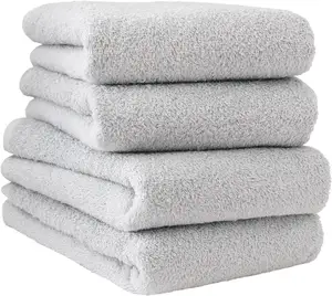 [Wholesale Products] HIORIE Osaka Senshu Brand Towel 100% Cotton Hotel Style Towel Combed Yarn Small Bath Towel 40*100cm Grey