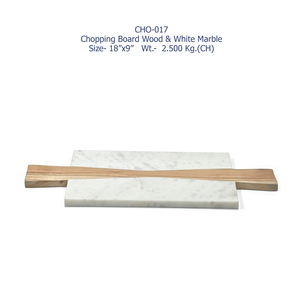 Planche à découper et plateau de service multifonction en marbre blanc naturel et bois massif, qualité supérieure, fabrication indienne, vente en gros - Product Image 2