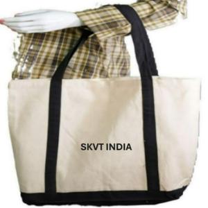 Sac fourre-tout promotionnel en toile de coton, grand format, design élégant, personnalisable avec logo imprimé, lavable et durable - Product Image 1